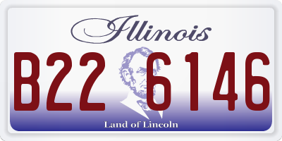 IL license plate B226146