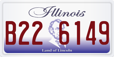 IL license plate B226149