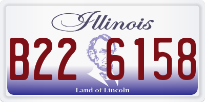 IL license plate B226158