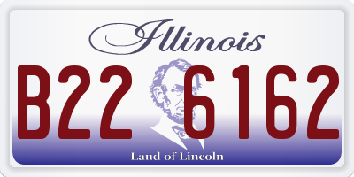 IL license plate B226162