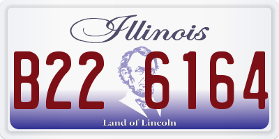 IL license plate B226164