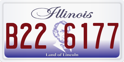IL license plate B226177