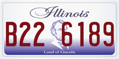 IL license plate B226189