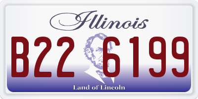 IL license plate B226199