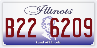 IL license plate B226209