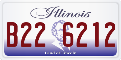IL license plate B226212