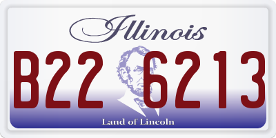 IL license plate B226213