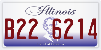 IL license plate B226214