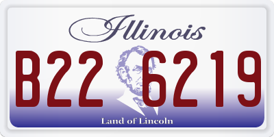 IL license plate B226219