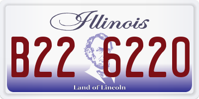 IL license plate B226220