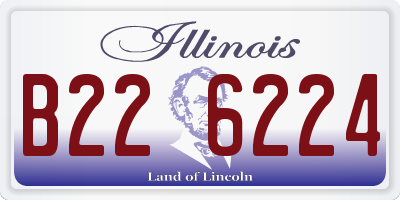 IL license plate B226224