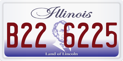 IL license plate B226225
