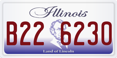 IL license plate B226230