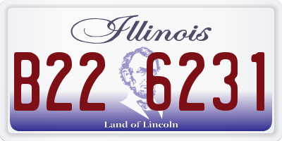 IL license plate B226231