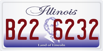 IL license plate B226232