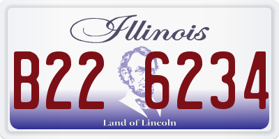 IL license plate B226234