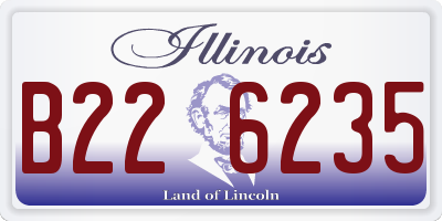 IL license plate B226235