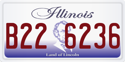IL license plate B226236