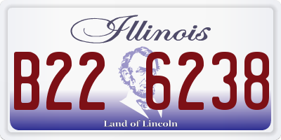IL license plate B226238