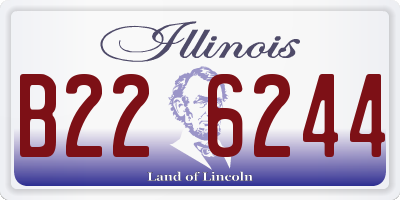 IL license plate B226244
