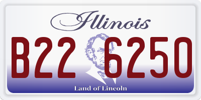 IL license plate B226250