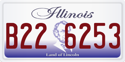 IL license plate B226253