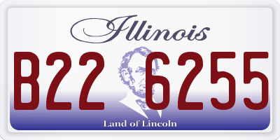 IL license plate B226255