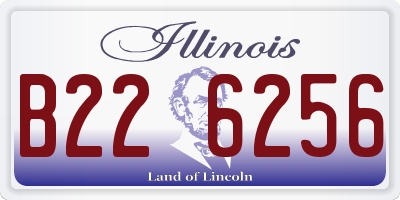 IL license plate B226256
