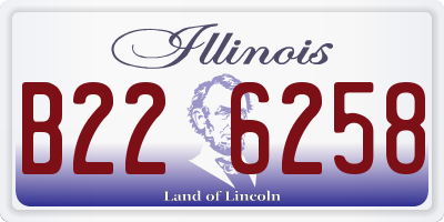 IL license plate B226258