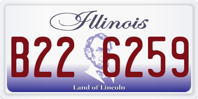 IL license plate B226259