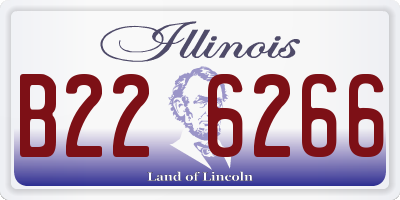 IL license plate B226266