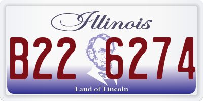 IL license plate B226274