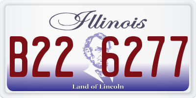 IL license plate B226277