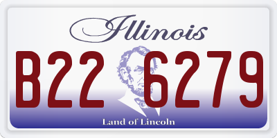 IL license plate B226279