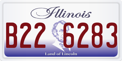 IL license plate B226283