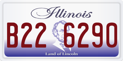 IL license plate B226290