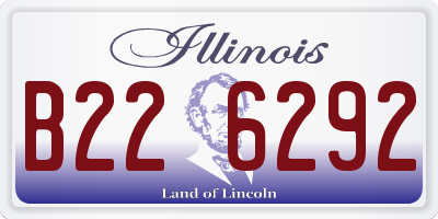 IL license plate B226292