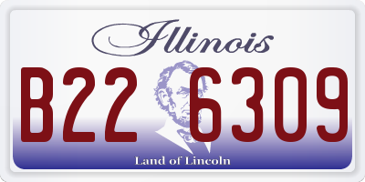 IL license plate B226309