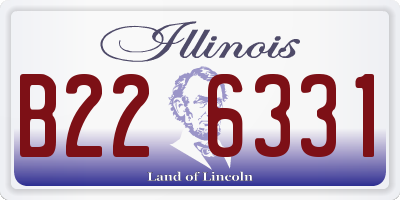 IL license plate B226331