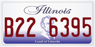IL license plate B226395