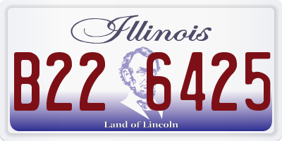 IL license plate B226425