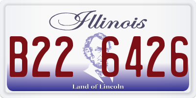 IL license plate B226426