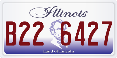 IL license plate B226427