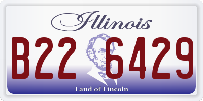 IL license plate B226429