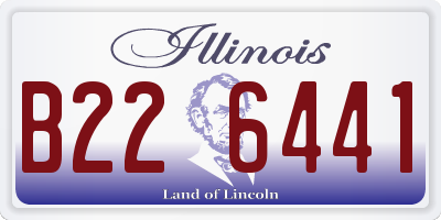 IL license plate B226441