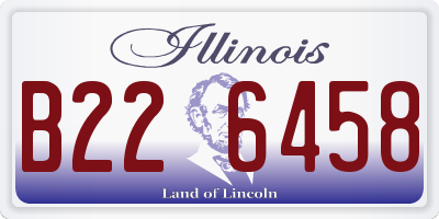 IL license plate B226458