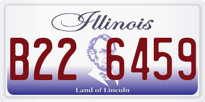 IL license plate B226459