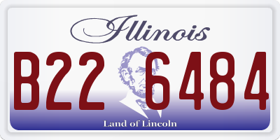 IL license plate B226484