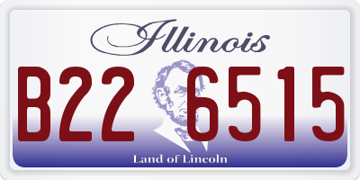 IL license plate B226515
