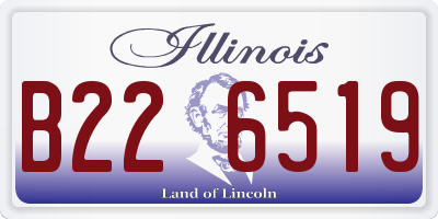 IL license plate B226519